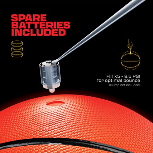 FlashCatch Light Up Basketball - Glow in The Dark - Sports Gear Accessories Gifts for Boys 8-15+ Year Old - Kids Teens Gif...