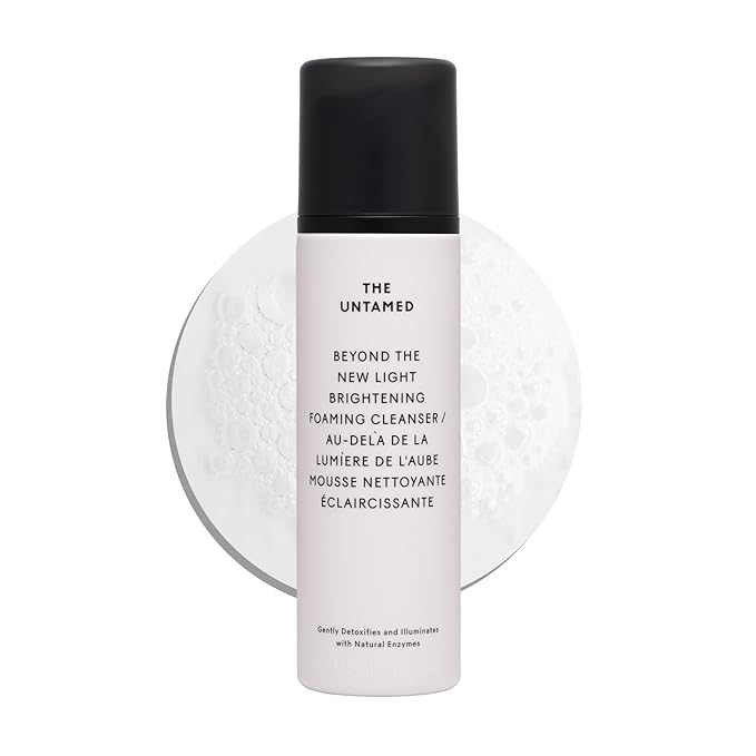 The Untamed Beyond the New Light Brightening Foaming Cleanser 4.2 fl oz – Gentle Daily Face Wash with Hibiscus, Pomegranate & Cacao – Hydrating Facial Cleanser for Sensitive Skin