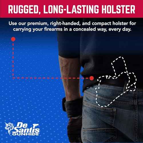 Desantis S.O.B. Holster fits Colt Government Model 45-Caliber, 1911, Right Hand, Black