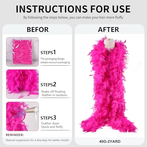 THARAHT 19 Color- 40/60g 2Yard Chandelle Feather Boa Dancing Wedding Party Halloween Costume Decoration Feathers boa