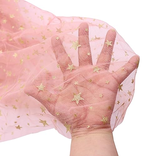 Women's See Through Tulle Maxi Dress Shiny Sequined Stars Spaghetti Strap Cover Up Dresses Festival Outfit