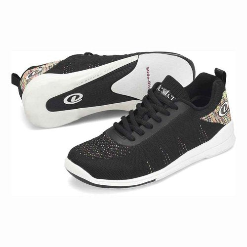 Dexter Womens Athletic Bowling Shoes, Black, 8 US