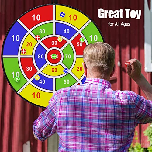 BooTaa 29" Large Dart Board for Kids, Kids Dart Board with Sticky Balls, Boys Toys, Indoor/Sport Outdoor Fun Party Play Ga...