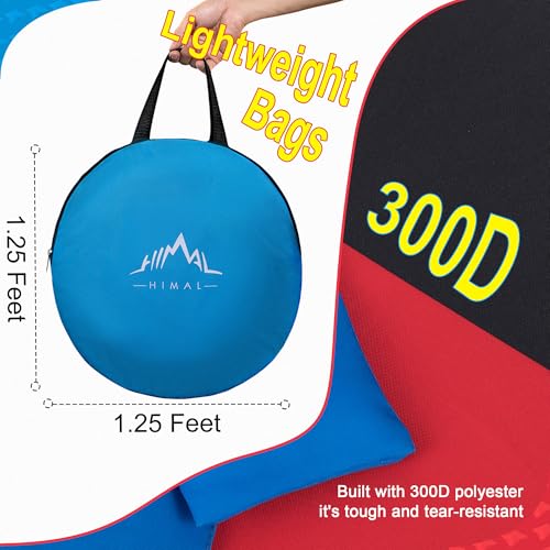 Himal Collapsible Portable Corn Hole Boards with 8 Cornhole Bean Bags (3 x 2-feet)