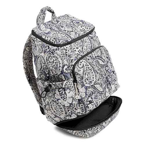 Vera Bradley Featherweight Commuter Backpack Travel Bag, Stratford Paisley, One Size
