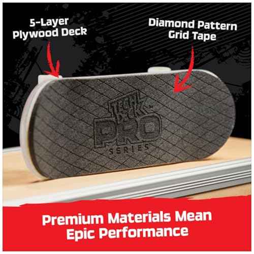TECH DECK, Element Pro Series Finger Board with Storage Display, Built for Pros; Authentic Mini Skateboards, Kids Toys for Ages 6 and up