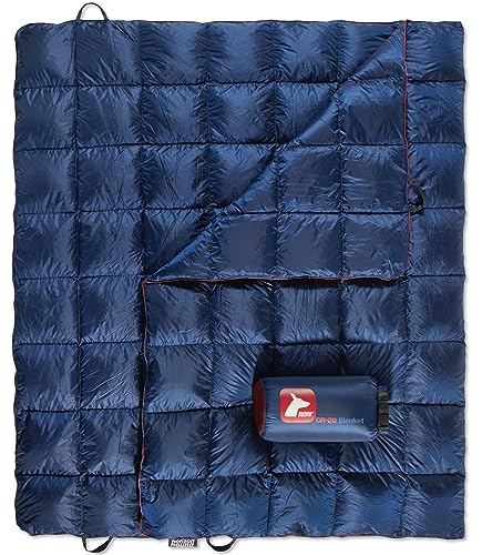 Horizon Hound Down Camping Blanket - Outdoor Travel Quilt | Sustainable, Insulated, Lightweight & Warm Gear for Sleep, Cam...