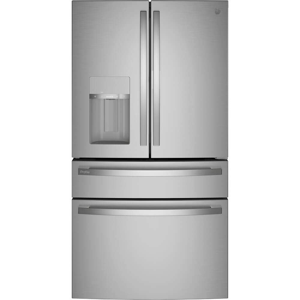 GE Profile PVD28BYNFS 36" 4-Door French Door Refrigerator with 27.6 cu. ft. Total Capacity in Fingerprint Resistant Stainless Steel