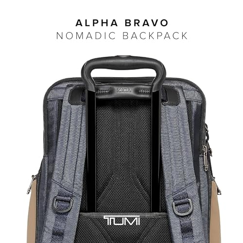 TUMI - Alpha Bravo Nomadic Backpack - Men's Durable Carry On Bag - 18.8" X 15.0" X 9.0" - Fits up to 15" Laptop - Black