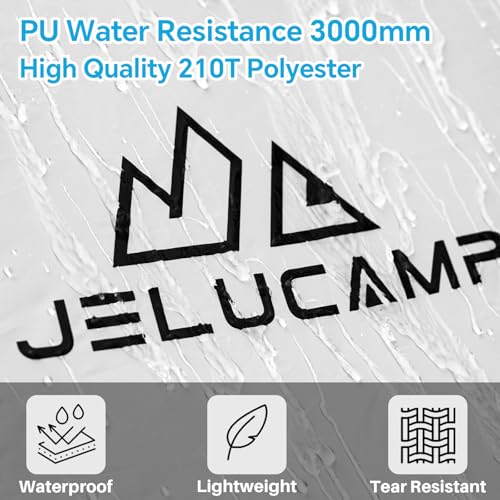 JELUCAMP 1/2/4/5/6 Person Dome Tents for Camping, Lightweight Portable Backpacking Tent, Small Easy Set Up Outdoor Waterpr...