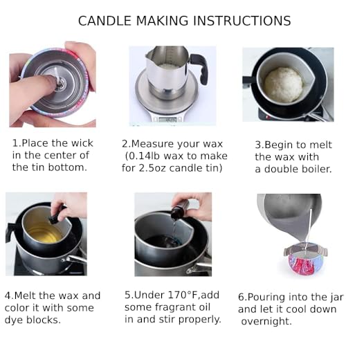 SUPERSUN Candles Making Kit for Adult - Christmas DIY Gift for Beginner, Includes Beeswax, Essential Oils, Dyes, and More ...