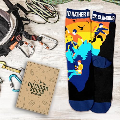 Rock Climbing Gifts - Innovative Rock Climbing Socks, Ideal Gift for Climbers, Unique Gifts for Men, Enhancing Climb Exper...