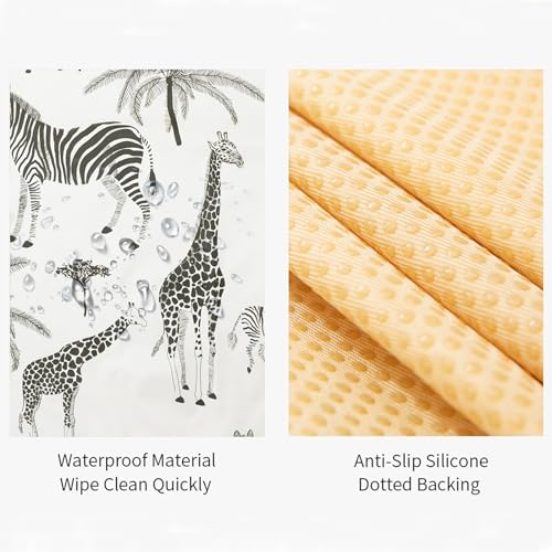 Insular Baby Splat Mat for Under High Chair/Arts/Crafts, Anti Slip and Waterproof Splash Mat for Floor, Portable Picnic Ma...