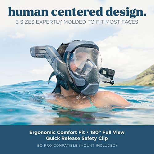 Seaview 180 V3 Full Face Snorkel Mask Adult- The V3 is The Perfect Snorkeling Gear for Adults- Snorkel Mask with 180 Panor...