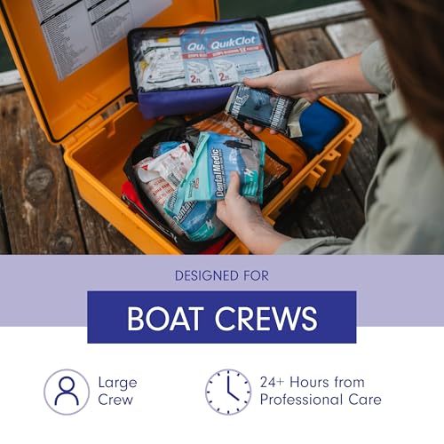 Adventure Medical Kits Marine Series Medical Kit - 3500 - Boat First Aid Kit For Large Crews 24 Hours From Care - Includes...