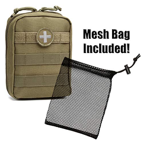 Orca Tactical First Aid Molle Pouch - Heavy Duty IFAK Pouch - Empty Medical Pouch Ideal for Military Use EMTs Law Enforcem...