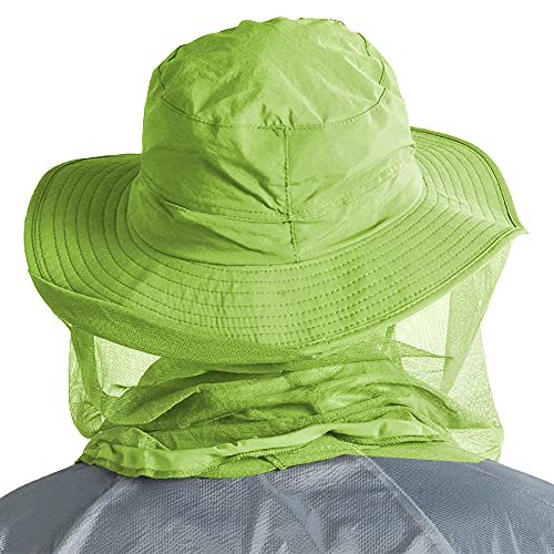 Peicees Head Net Hat for Men Women Adventure Fishing Hat Safari Hat for Hunting Camping Hiking