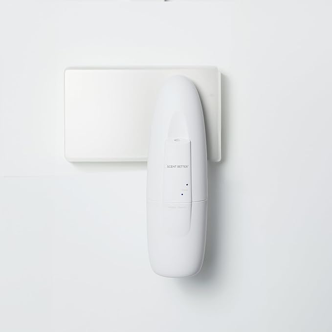 Scent Better Plug in Essential Oil Waterless Diffuser for Home, Hotel, Spa, Office with 500 sq ft Coverage - Includes Free Linen Breeze (White)