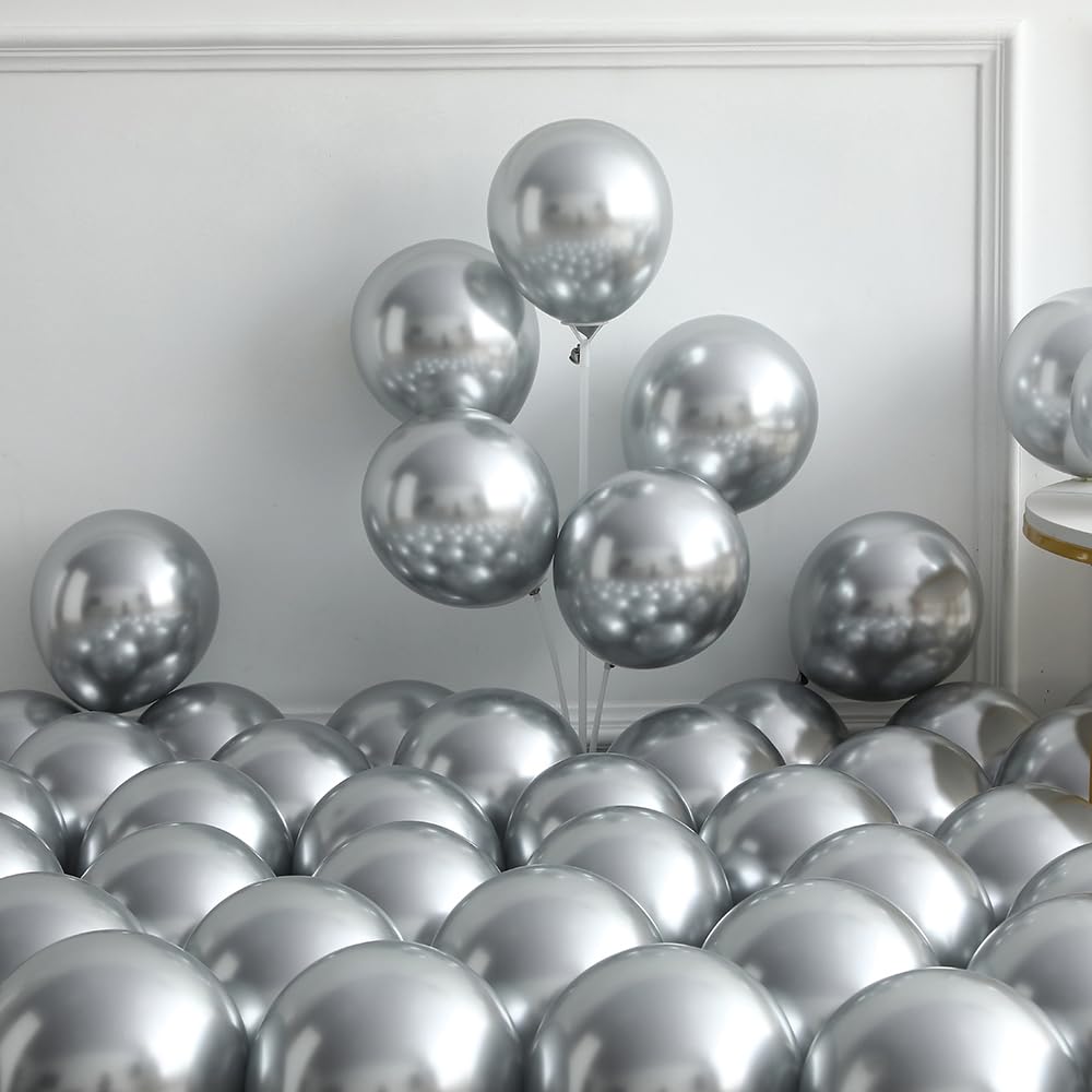 Graduation Party Balloon Arch Garland Kit, 138PCS Burgundy White Silver Black Balloons Explosion Star Foil Balloons for Class of 2025 Graduation Birthday So Proud Of You Decorations
