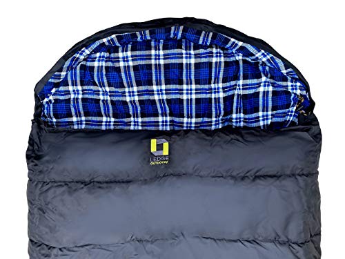 Ledge Sports Montana -30 F Degree XXL Oversize Sleeping Bag (96 X 44)