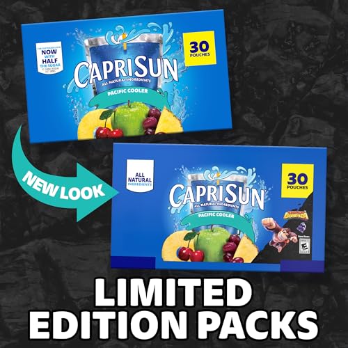 Capri Sun Pacific Cooler Mixed Fruit Flavored Juice Drink Blend, 30 ct Box, 6 fl oz Pouches