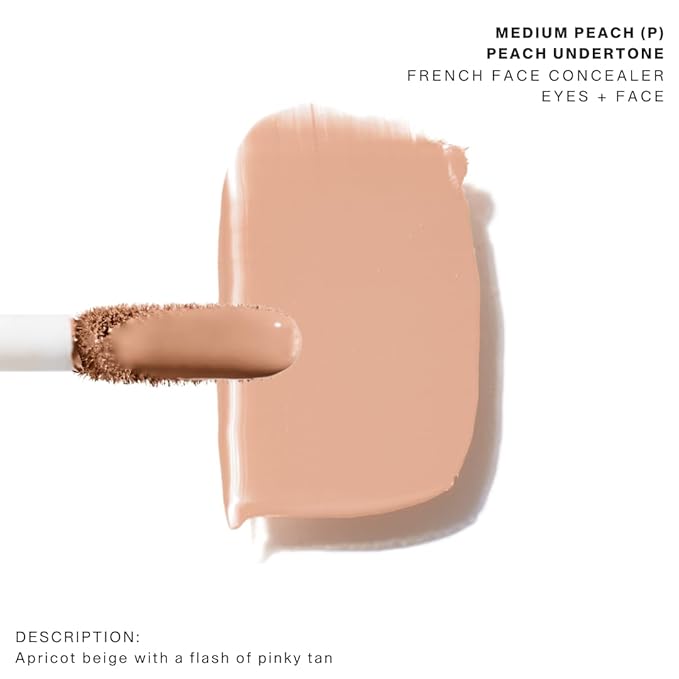 Maxine's Revenge FRENCH FACE CONCEALER | Hydrating & Blurring for Eyes + Face (Medium Peach)