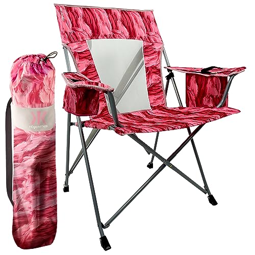 Portable Beach Chair for Adults - Kijaro Journey Print Beach Folding Chair, Steel Frame Foldable Beach Chair, High Beach C...