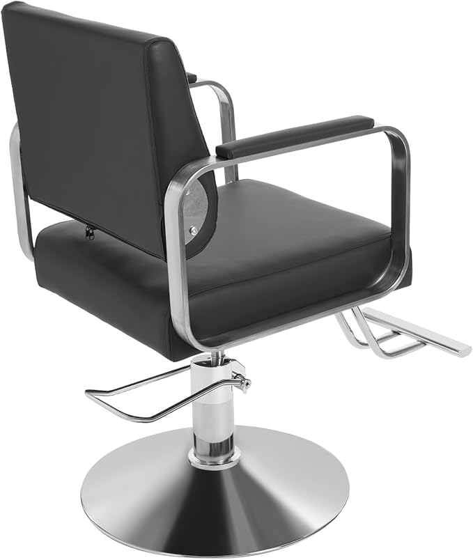 Barber Chair Salon Chair for Hair Stylist Hair Chair for Barbershop Home Height Adjustable & 360° Swivel Styling Salon Chairs Spa Beauty Salon Equipment, Max Load Weight 440Lbs