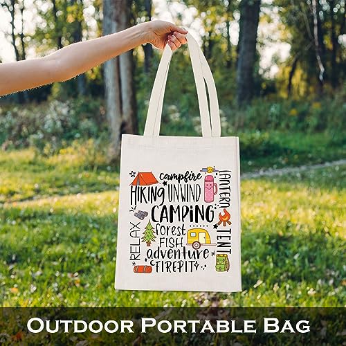 Love To Camp Waterproof Travel Bag Camping Forest Fish Adventure Shopping Bag Camper Life Gift