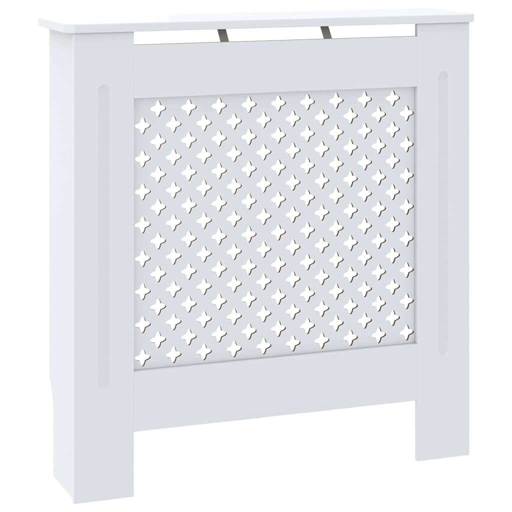 GOLINPEILO White Radiator Cover MDF Heating Radiator Cabinet Living Room Furniture Decor, 30.7" x 7.5" x 32.1", Mesh Design