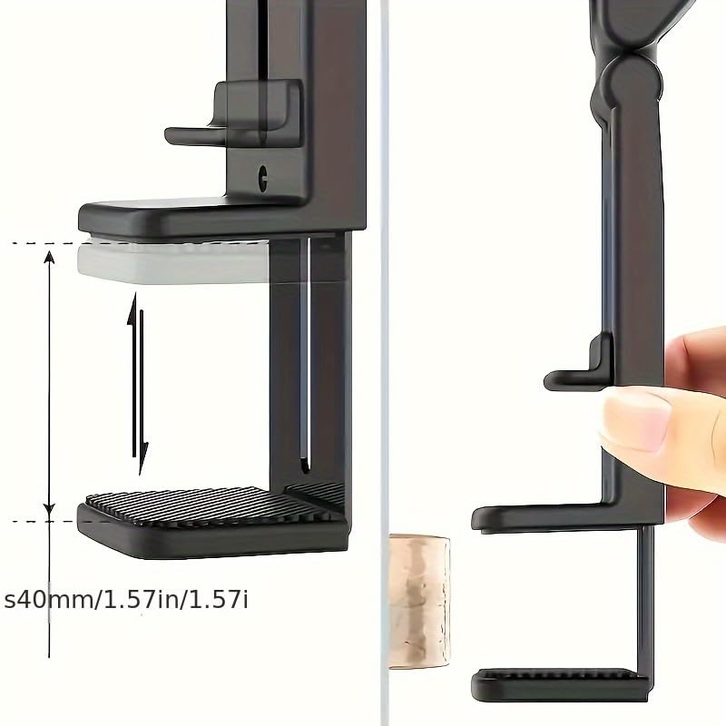 2 Pack Phone Holder for Airplane Use 360° Swivel Travel Phone Stand for Car Dashboard & Tabletop | Durable ABS Hands-Free ...
