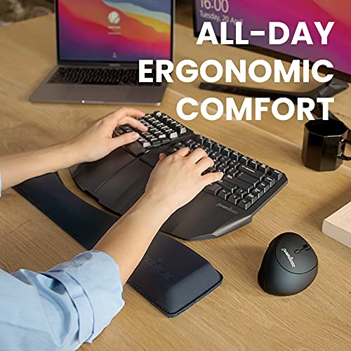 Perixx PERIPRO-512 Ergonomic Keyboard Wrist Rest - Gel Cushion Support - Compatible with Various Ergo Keyboard - Dimension...