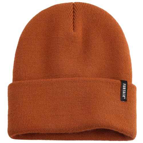 FURTALK Beanie Hat for Men Women Winter Hats for Women Men Soft Warm Unisex Cuffed Beanie Knitted Skull Cap