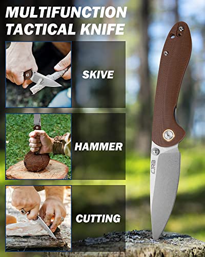 CJRB CUTLERY Feldspar J1912-BNC(jumbo size) D2 Blade G10 Handle folding knife using for Outdoor, Tactical, saber and EDC,s...