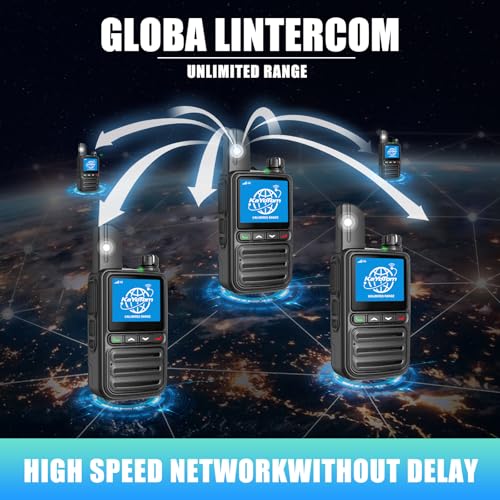 KAYOTOM Lifetime Free Unlimited Range Rapid Global Walkie Talkies PTT Push-to-Talk Over Cellular Nationwide 5000+ Miles PO...