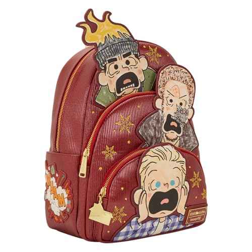 Loungefly Twentieth Century Studios Home Alone Triple Pocket Mid-Size Backpack