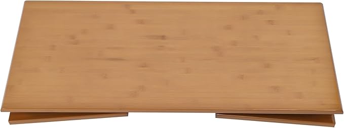 NemuGuda Folding Portable Coffee Table, Bamboo Low Japanese Floor Table, 31.5in Small Tatami Tables for Living Room Bedroom Patio, Lightweight & Sturdy Indoor Outdoor Use