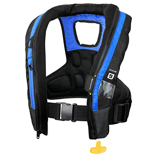 BLUESTORM Arcus 40 Automatic Inflatable PFD Life Jacket for Adults w/Manual Ripcord | US Coast Guard (USCG) Approved Life ...