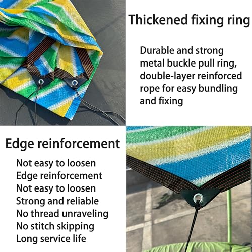Trampoline Shade Cover, Waterproof UV Trampoline Top Cover, Trampoline Cover for 8ft 10ft 12ft 14ft 15ft 16ft Trampoline, ...