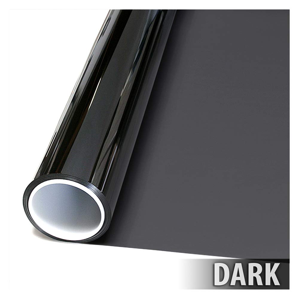 BDF NA20 Window Film Daytime Privacy and Sun Control Natural Black 20 (Dark) - 36in X 12ft