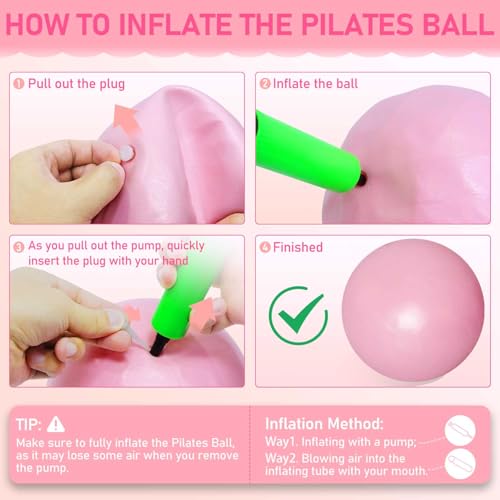 Pilates Kit for Home Workouts, Pilates Essentials Kit for Women, Better Me Pilates Kit,Pilates Equipment with 14.5"Pilates...