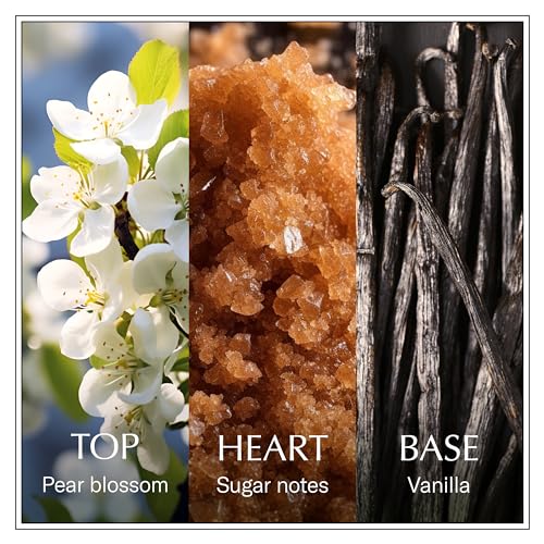 Chanson Vanilla Eau de Toilette 3.4 fl oz (Pack of 1), Notes of Pear, Sugar, and Vanilla, Women's Fragrance, Long Lasting, Everyday Fragrance, Travel Size