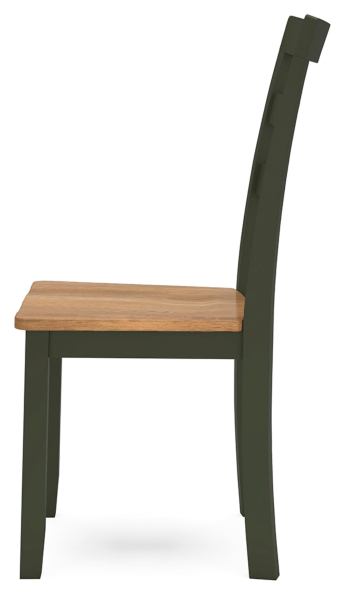 Signature Design by Ashley Gesthaven Modern Indoor Armless Dining Chair, Set of 2, Green & Light Brown