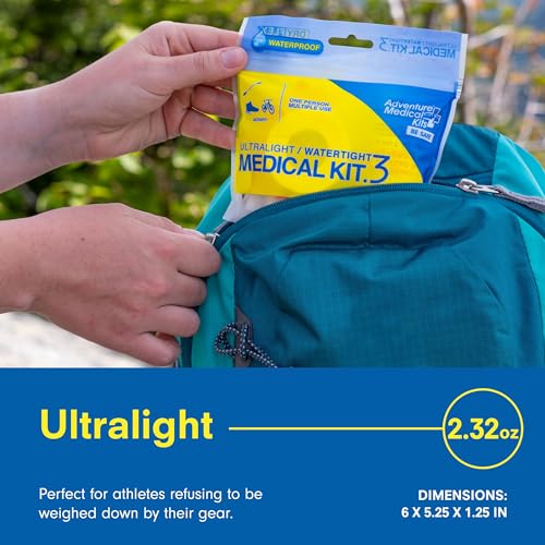 Adventure Medical Kit Ultralight & Watertight Medical Kit .3 - One Person, 1-2 Days - Includes Bandages, Blister Essential...
