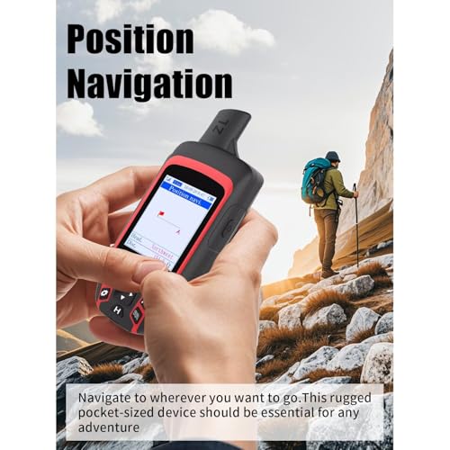 A6 Handheld GPS for Hiking, Multi-GNSS Support, Lightweight Rugged GPS Navigator,Waterproof GPS Handheld for Camping and B...