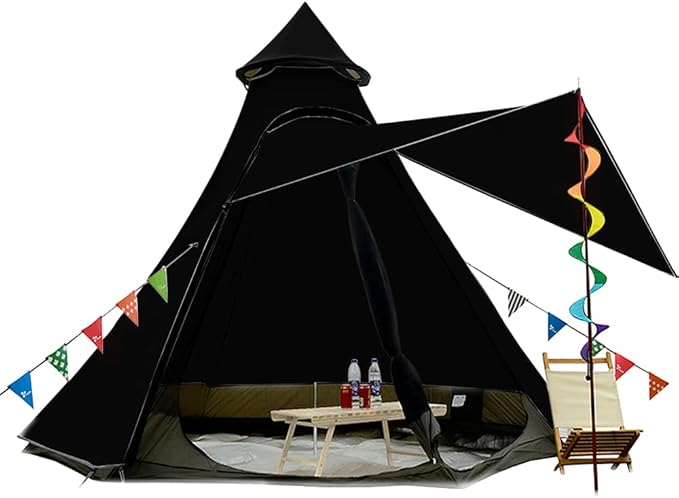 12'x10'x8'Dome Camping Tent 5-6 Person 4 Season Double Layers Waterproof Anti-UV Windproof Tents Family Outdoor Camping Te...