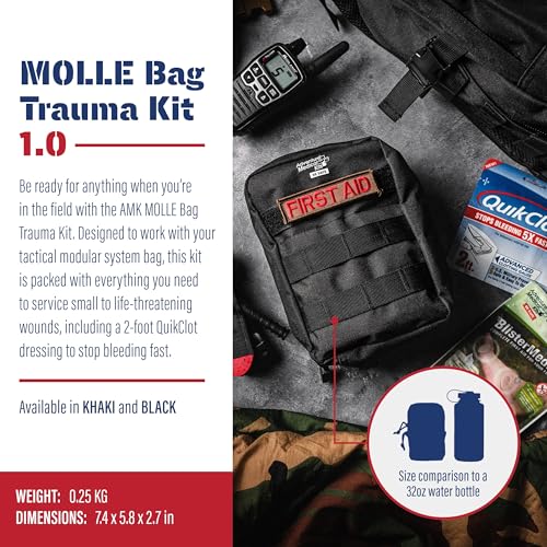 Adventure Medical Kits Molle Bag Trauma Kit 1.0 Black (2064-0299)