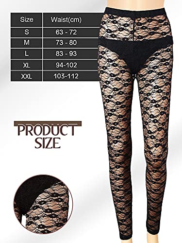 Boyiee Womens 80s Costume Set Dress Jacket Headband Earrings Necklace Lace Legging Gloves Halloween 80s Themed Costumes