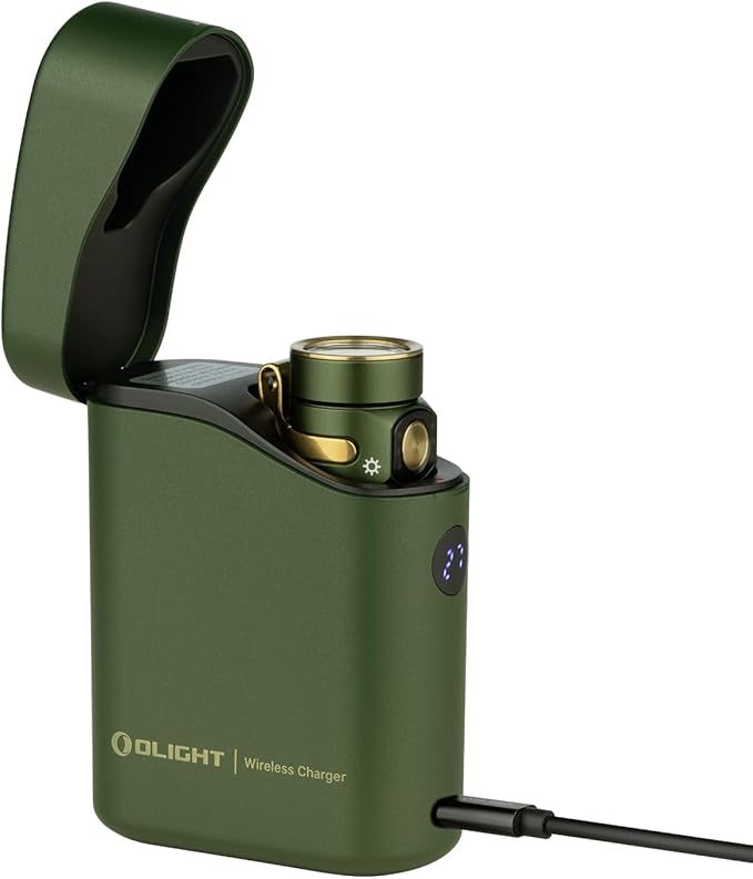 OLIGHT Baton4 Premium Edition EDC Flashlights 1300 Lumens with Type-C Charging Box, Powered by Rechargeable Battery, Small...