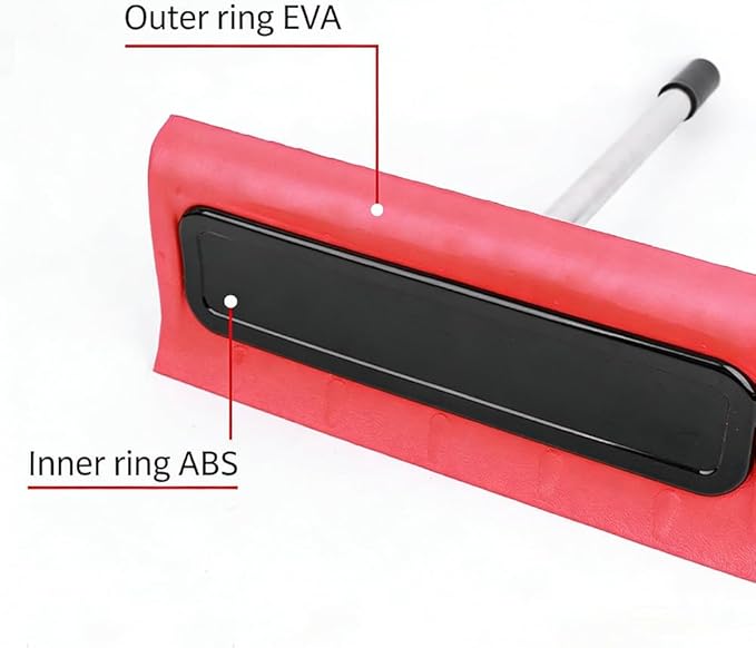 Snow Roof Rake, Foam Head Roof Snow Rake, Foam Broom Scraper for Clearing, Adjustable Telescoping No-Scratch Snows Broom, for Windshields, , Solar Panels and Shingle Overhangs (94.4inch/2.4m)